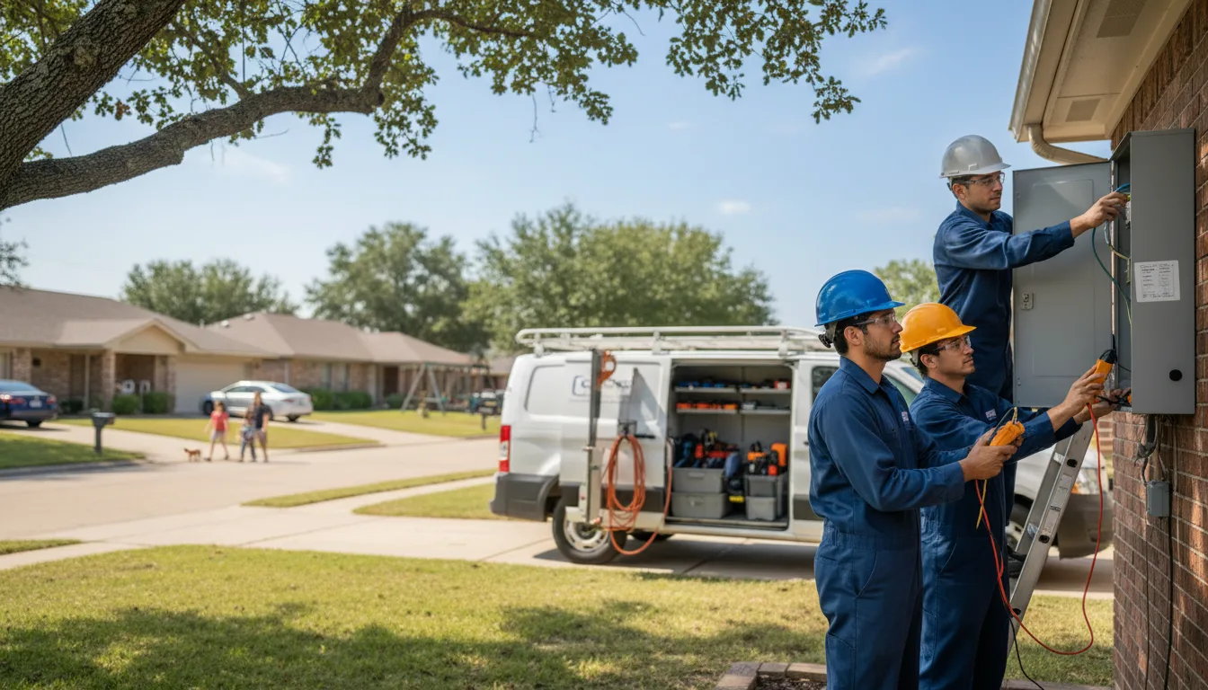Certified electrician providing emergency electrical services in Manor, PA